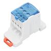 UKK80A Terminal Block Power Junction Box DIN Rail Mount Universal Electric Wire Splitter Distribution Box 1000V AC DC