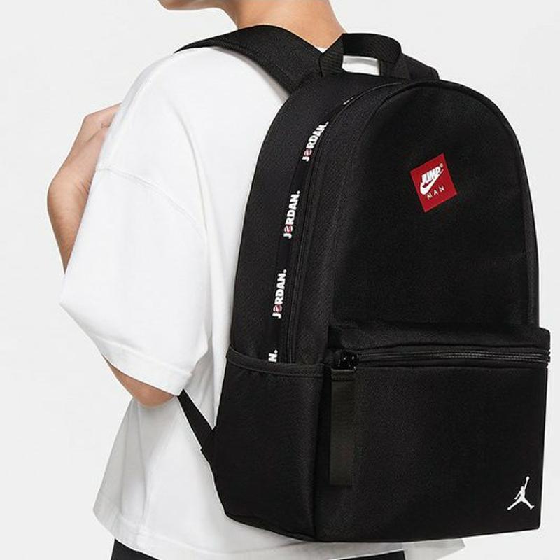 New Jordan Polyester Backpack Regular Unisex Black DJ5684-010
