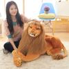 1pc 30-90cm Lifelike Lion Plush Toys for Children Kids Cute Animal Doll Cartoon Stuffed Toy Birthday Gift Home Decor
