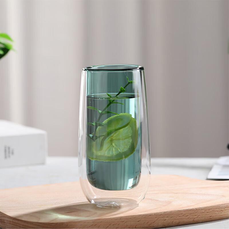 MULTIPOTENT Rose-Style Double-Wall Glass Tumbler