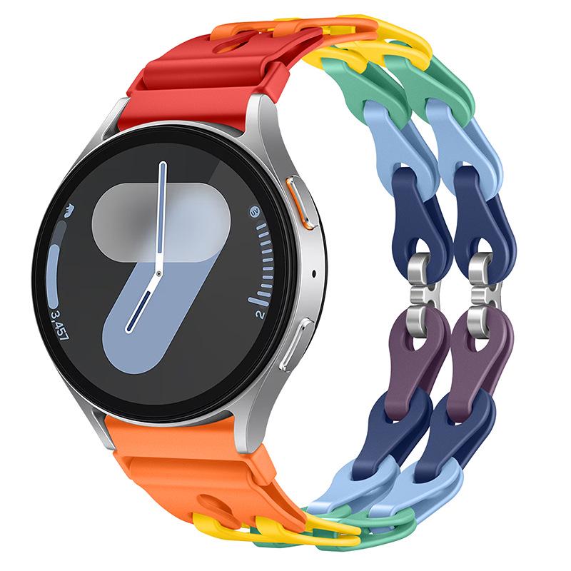 Fashion Hollow Silicone Strap for Samsung Watch7 & Huawei GT3 Pro