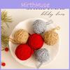 Christmas Tree Yarn Ball Ornaments For Tree Decoration Diy Craft Gift Supplies