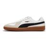 Army Trainer Unisex Low Top Sneakers White And Black Leather Casual Versatile 398280-01