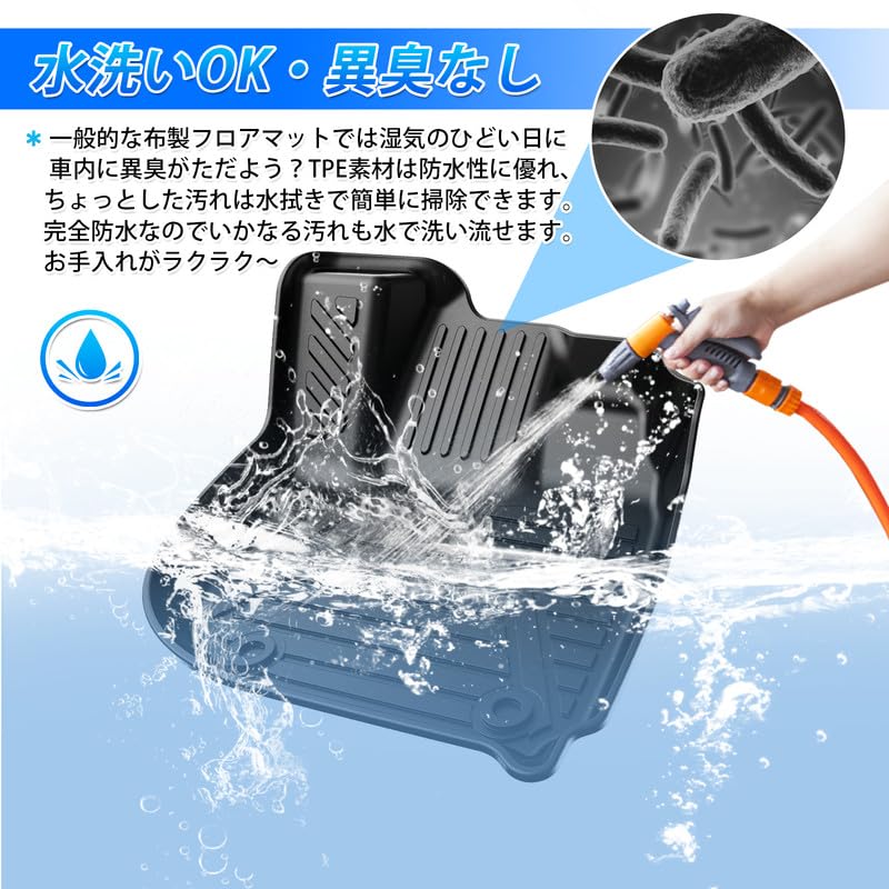 GIMUYA Honda Nowy Vezel Seria RV Dywaniki Podłogowe 3D Wodoodporne Struktura 3D Kwiecień 2021 Obecna Specjalnie Zaprojektowane Dywaniki Samochodowe Materiał TPE Odporne