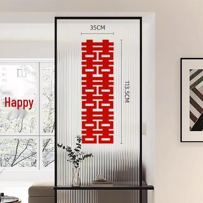 Свадебное украшение для перил с цветком двойного счастья для стены лестницы No Specification