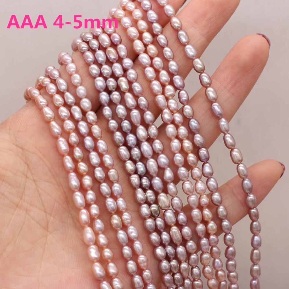 1 Sträng DIY Risformade Pärlor 2-7mm För Smyckestillverkning DIY Halsband Armband Örhängen Tillbehör Kedja 36cm