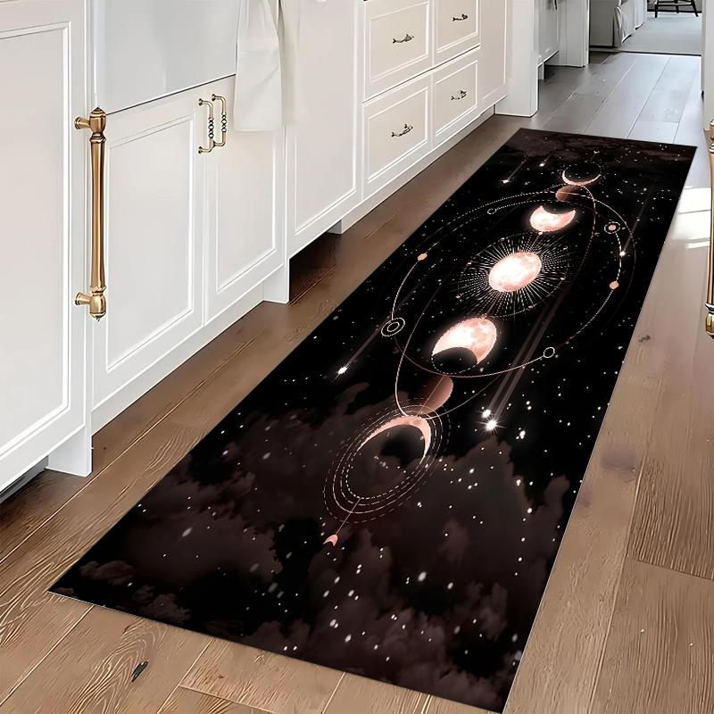 

Elegant Vintage Horse Persian Pattern Runner Rug Durable Soft Non Slip Carpet for Kitchen Hallway Entryway Artistic Home Decor 40X120CM