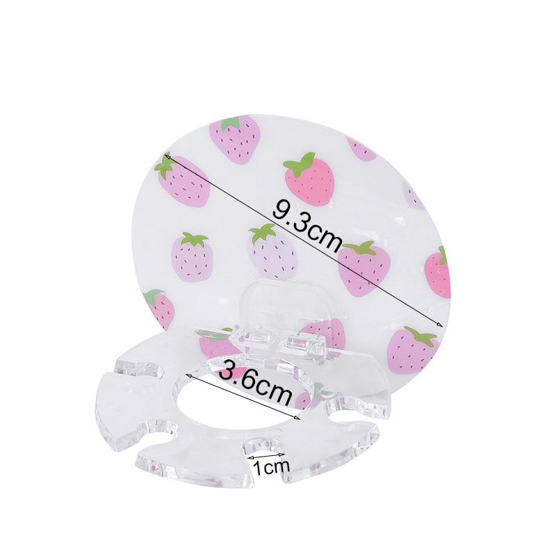 1Pcs Bathroom Toothbrush Holder Strong Suction Toothpaste Storage Rack Bath Organizer Accessories