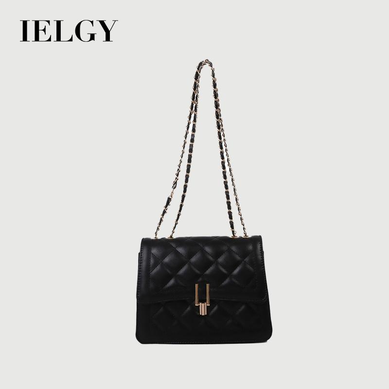 IELGY New Women's Bag Fashion Diamond Chain All-match Simple Shoulder Messenger Bag