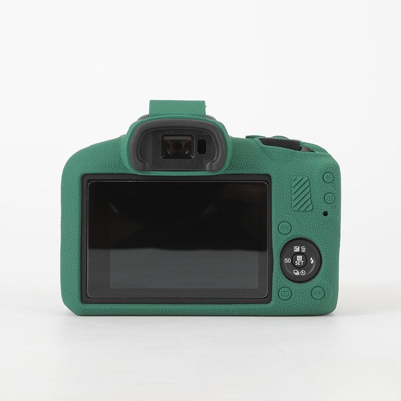 Silicone Case & Soft Shell Camera Pouch for Canon EOS R100 - Mirrorless Camera Protective Cover