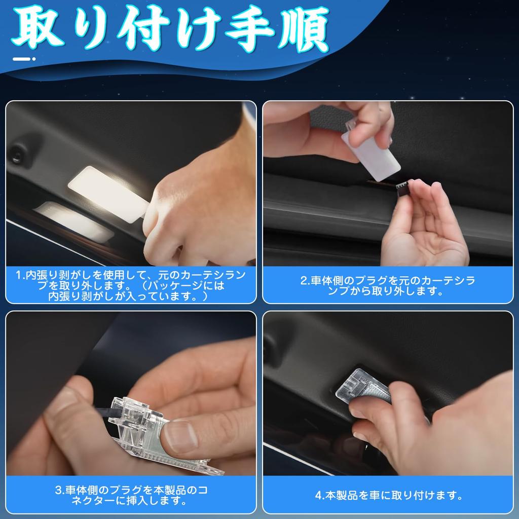 GemPro LED Courtesy Lights for BMW 3 Series G20 8 Series G29 Z4 M4 M G02 M8 X7 G07 and High Super Bright Door Welcome Genuine Vehicle Inspection Set