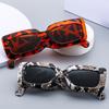 New Small Frame Square Sunglasses Women's Decorative Snake Skin Personality Sun Glasses Classic Men's Vintage Eyewear UV400