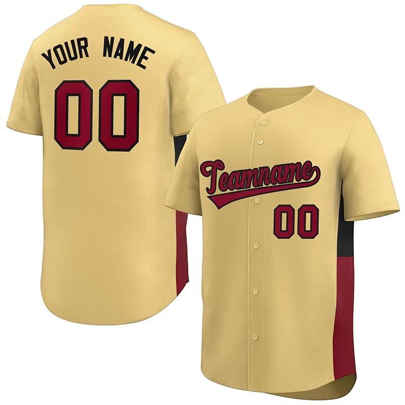 Adult baseball uniform jersey 2024 factory direct sales handsome fashion trend gradual change wind summer popular style