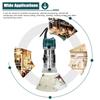 Electric Trimmer Multifunctional Wood Milling Trimming Engraving Slotting Machine Versatile Woodworking Router Power Tool with 15PCS Milling Cutters