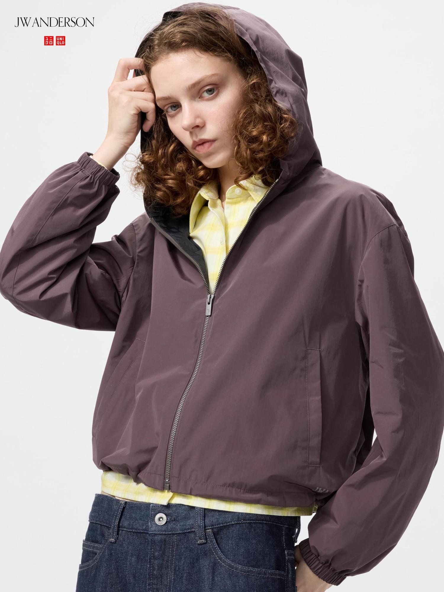 Ветрозащитная короткая парка Uniqlo Japan 19 WINE/XS