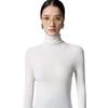 High-Quality Women's Chunky Knit 100% Wool Pullover Sweater - Autumn/Winter with Seamless Inner Layer & High Neck