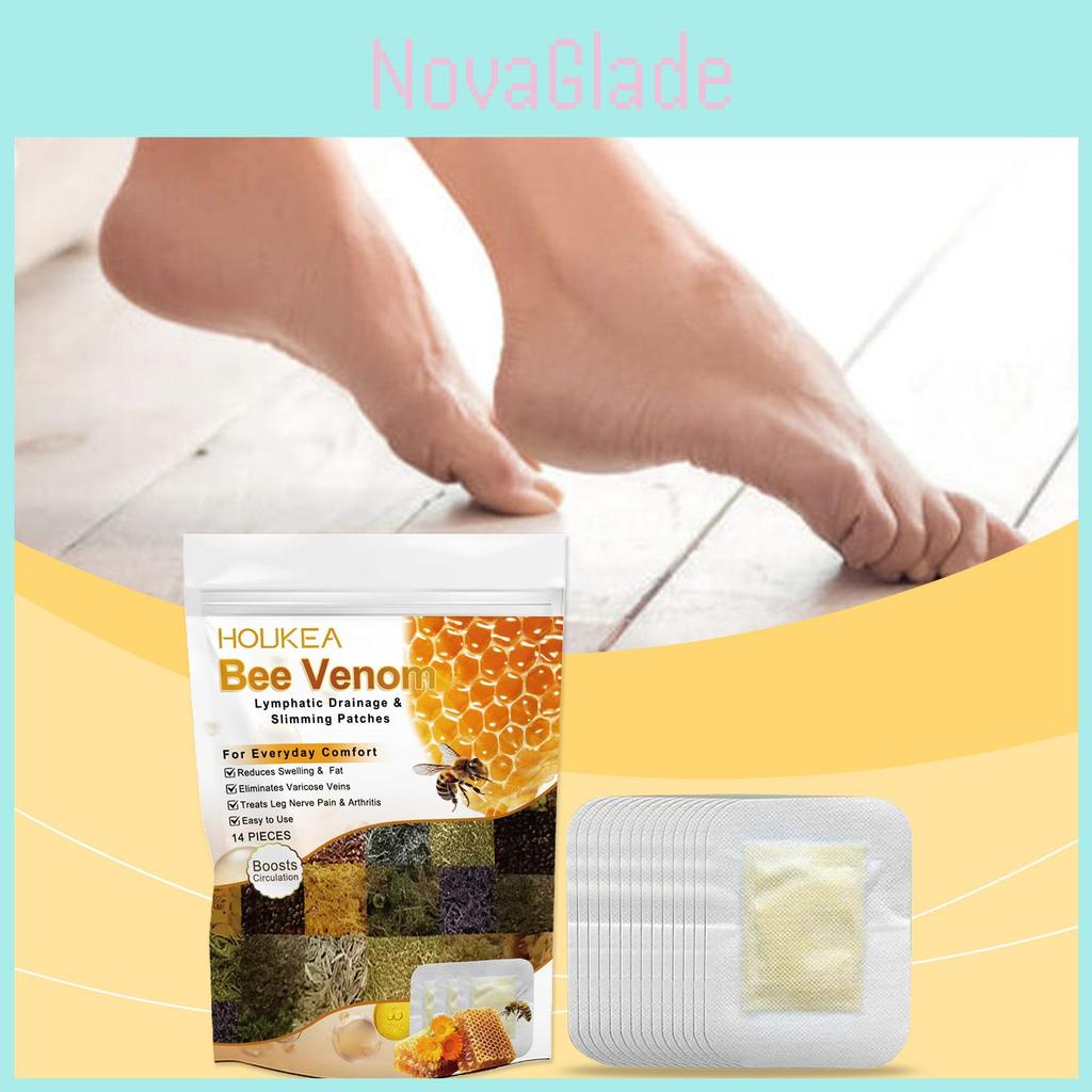 Houkea Gentle Bee Venom Foot Patches For Moisturizing Dry Feet And Daily Care