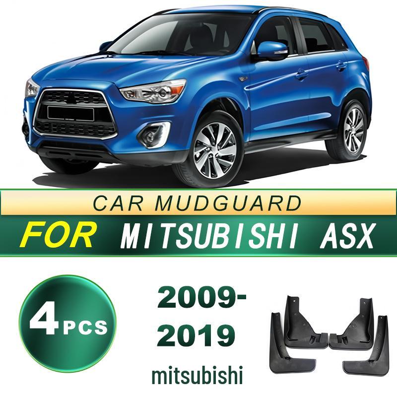 Soft Rubber Splash Guard Mud Flaps for 09-19 Mitsubishi ASX