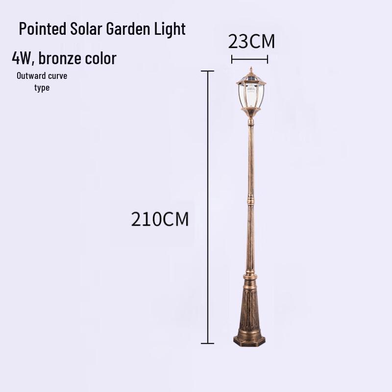 Solar LED Garden Pillar Light 210