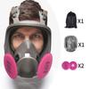 6800 Stijl Beschermend Gasmasker voor Spuitverf, Pesticiden, Chemicaliën, Decoratie en Formaldehyde