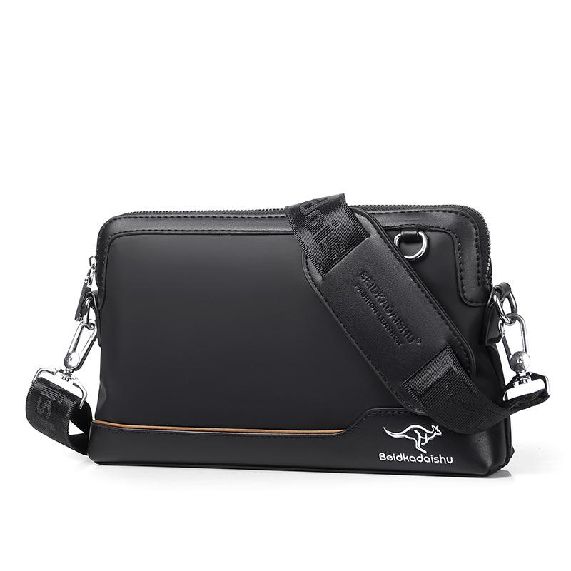 Men's Handbag New Large-capacity Casual Oblique Span Portable Oxford Cloth Small Square Bag