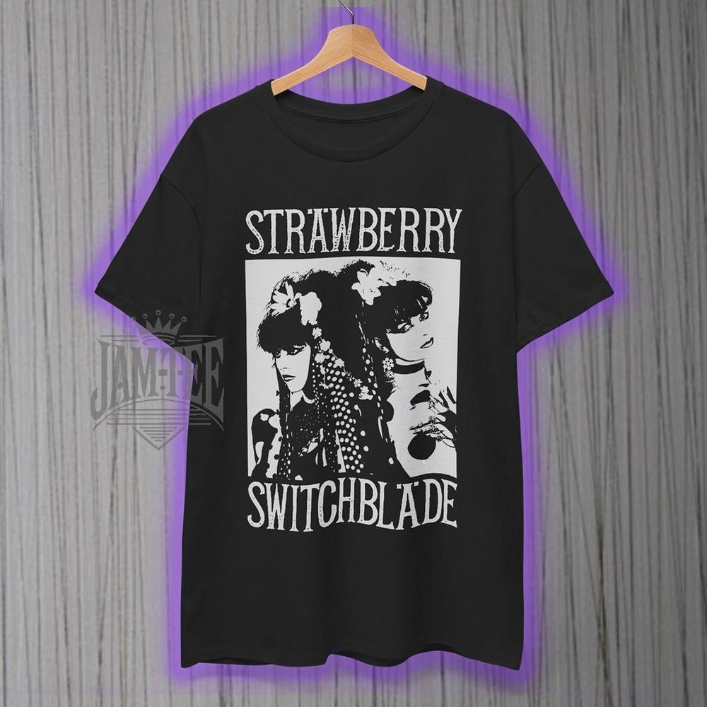 Strawberry Switchblade Shirt, Bauhaus, Siouxsie and the Banshees, Rose McDowall