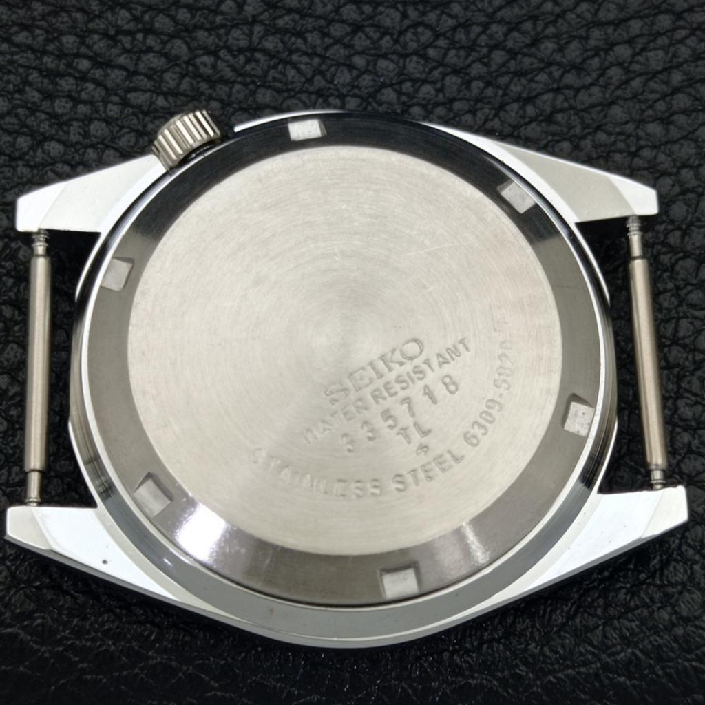 REFURBISHED SEIKO 5 AUTOMATIC MENS WATCH JAPAN MADE BLACK DIAL CUSTOM a440129-2 QV90-a440129