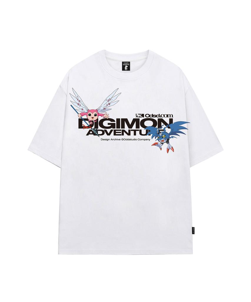 ODDSTUDIO [Digimon Adventure] Picklemon & Picodevimon Overfit T-Shirt - 2 Colors