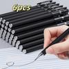 6/12 Pack Quick-Dry 0.5mm Fine Tip Gel Pens - Smooth Writing, Black Ink,Note-Taking & Art - Professional Business Stationery