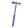 Reflex Hammer Aluminum Alloy Tromner Neurological Reflex Hammer with Humanized Handle Blue