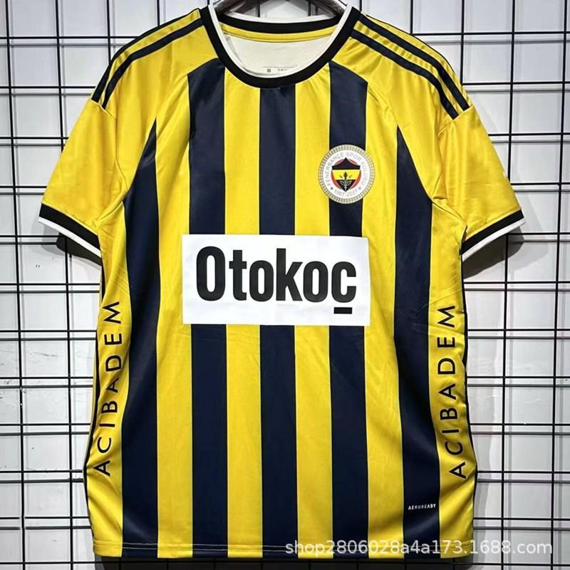 Fenerbahce 2026-2027 Home Away Soccer Jersey Fan Version Short Sleeve Football Shirt Men