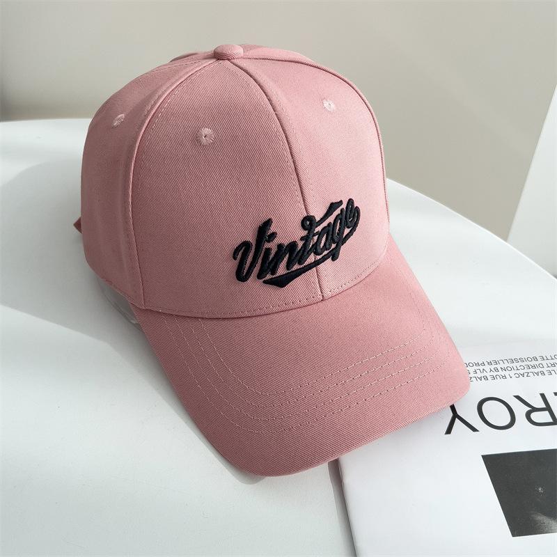 

Baseball Hat for Women s Trendy and Versatile Wide Brim Showing Face Small Sun Protection Baseball Cap Korean Version Letter Embroidery adjustable