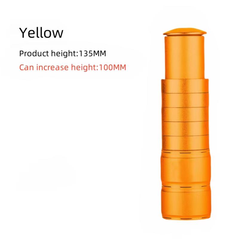 Aluminum Alloy Bike Fork Stem Riser Extender Extension Bicycle Cycling Bike Stem Head Up Raiser Handlebar Riser Adaptor