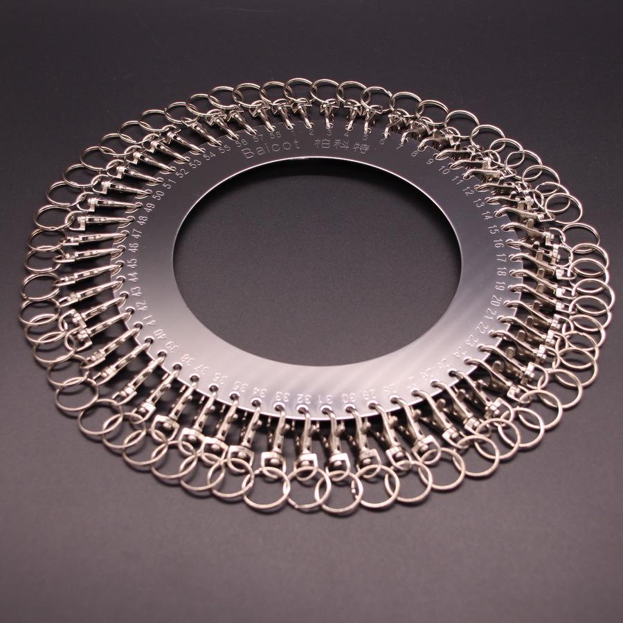 Stalowy Organizer na Klucze z Tablicą do Pisania, Brelokami do Kluczy i Żelaznym Pierścieniem