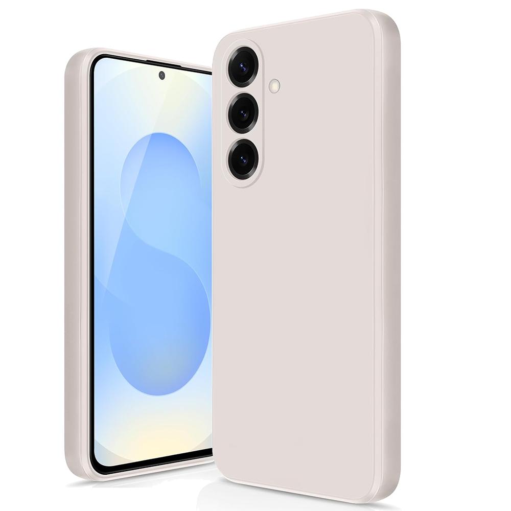 Samsung S25 Edge S24 S23 S21 S20 FE S22 Ultra Plus İçin Düz Kare Silikon Yumuşak Kılıf Lüks Mat Kapak Coque Fundas