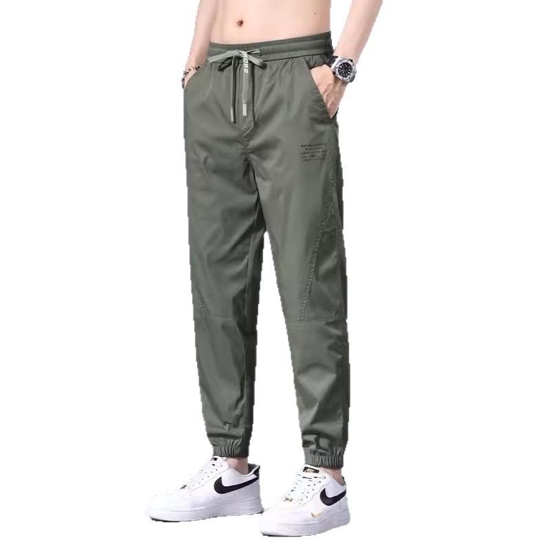 Casual pants men's loose feet tied spring new college students versatile trend