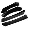 4Pcs Universal Front Bumper Splitter Lip Lower Chin Diffuser Spoiler Deflector Body Kit