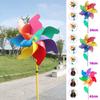 Garden DIY Wind Spinners Plastic Wind Spinners Colorful Sunflower Windmills Layout Pinwheels Toys