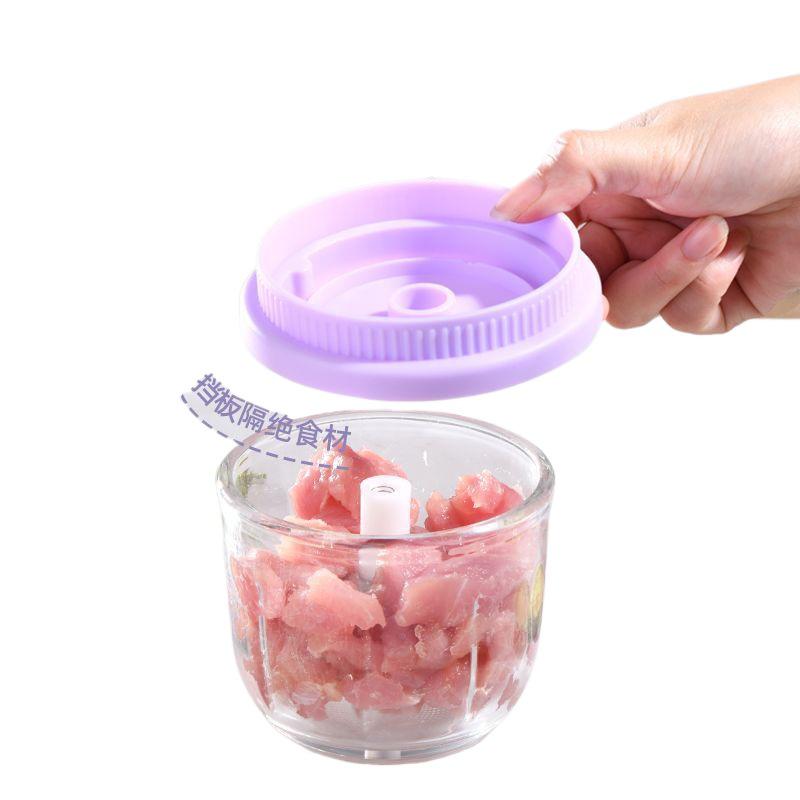 Brand Wireless Garlic Masher and Pepper Grinder: Kitchen Household Meat Grinder and Baby Food Maker