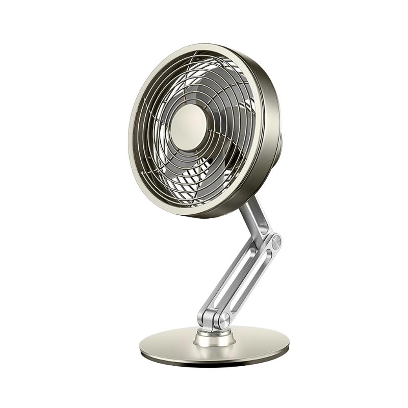 USB Fan,USB Desk Fan 360 Rotatable Quiet Desktop Fan Three-Speed Wind Suitable for Indoor Outdoor Use Small & Light