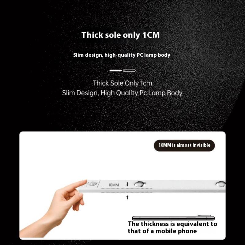 Led Motion Sensor Wireless Ultra Thin Night Light Usb Led Light For Kitchen Cabinet Bedroom Wardrobe Indoor Lighting