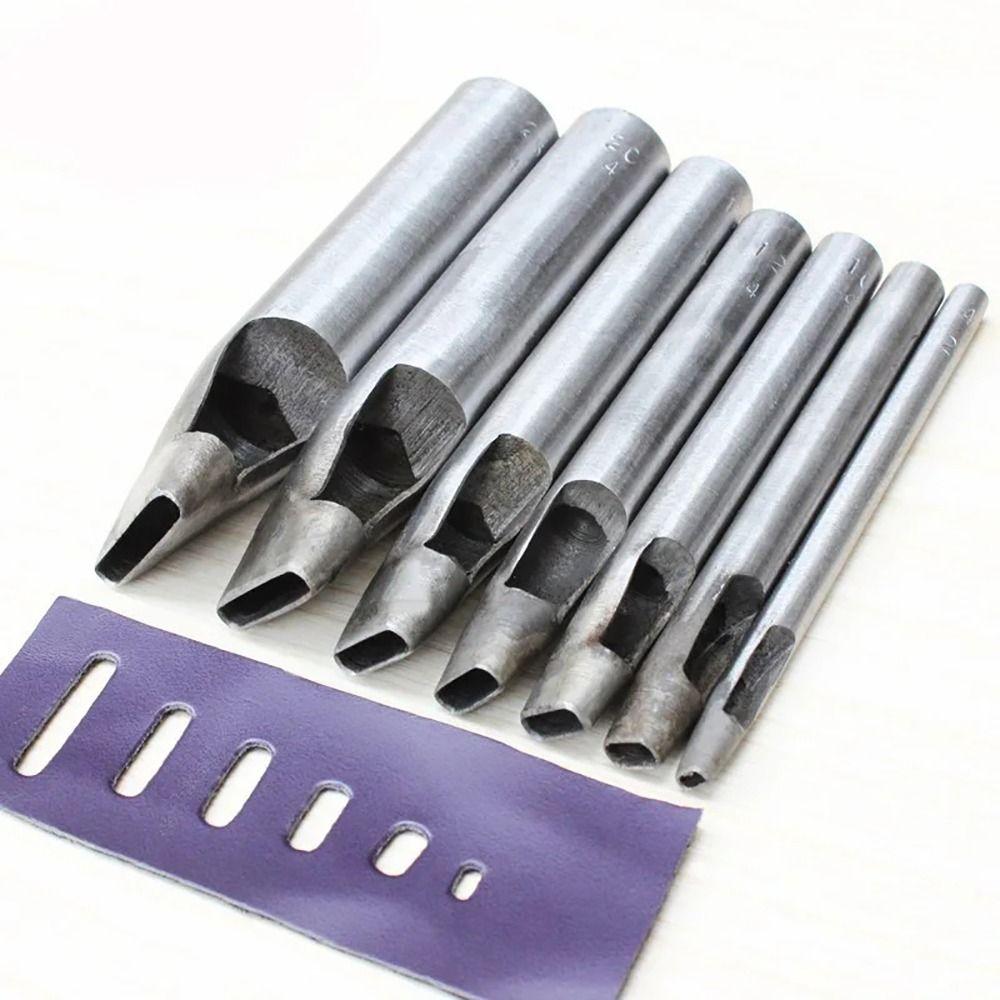 1Pcs Hollow Hole Oval Hole Punch DIY Tools Ellipse Punch Durable Leather Hole Puncher