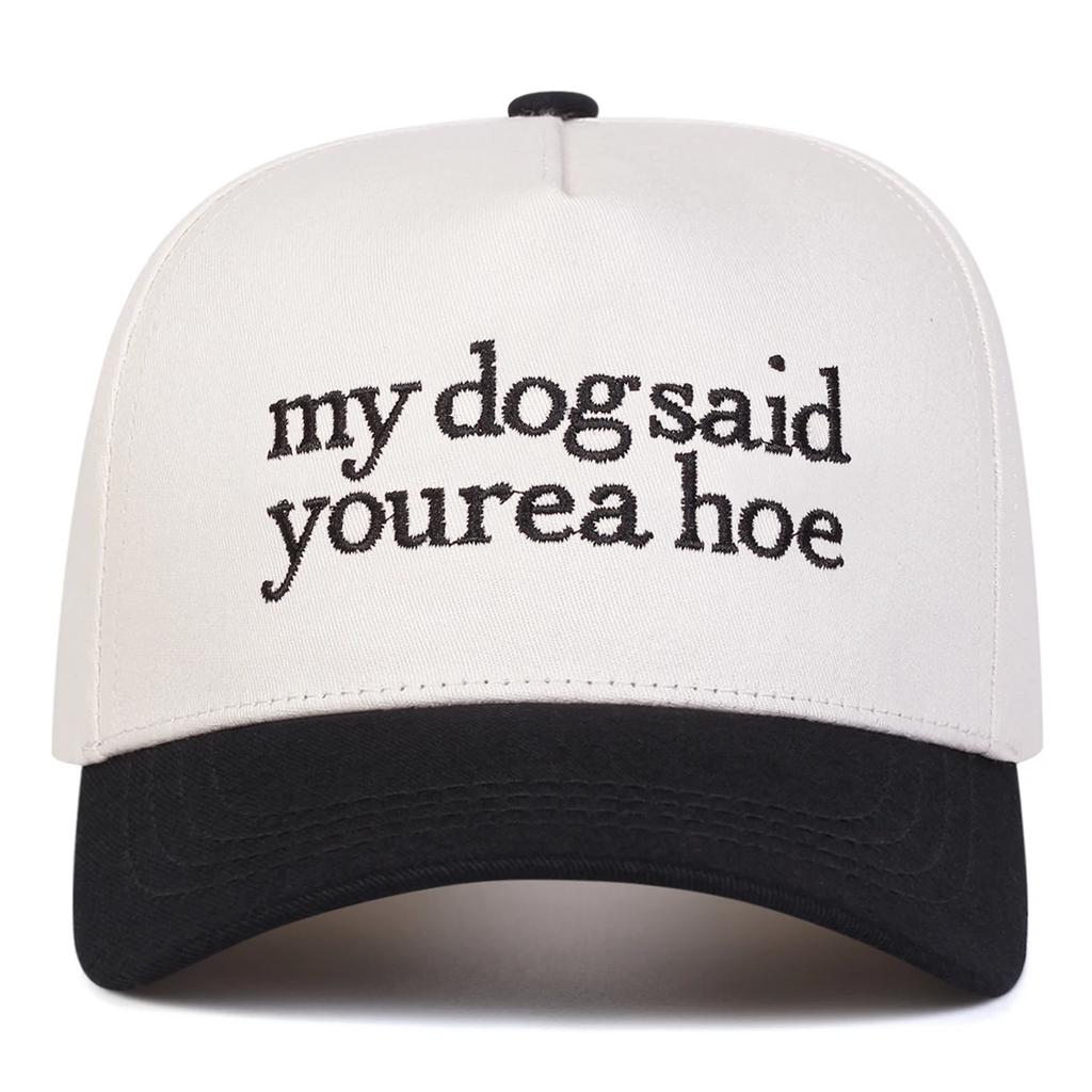 Unisex Yourea Hoe Letter Embroidery Baseball Caps Outdoor Adjustable Spring and Autumn Casual Sunscreen Hat