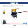 ZIMISI 5PCS 12V Car Add-a-Circuit Fuse, Standard APR ATO ATC Blade Fuse Holder with 5 x 5A Inserts, Automotive Fuses TAP Adapter Set for Car, Boat,