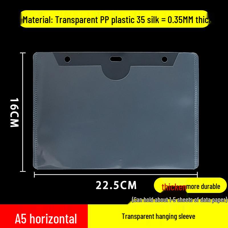 Durable Translucent Multi-Size Document Sleeve & Organizer