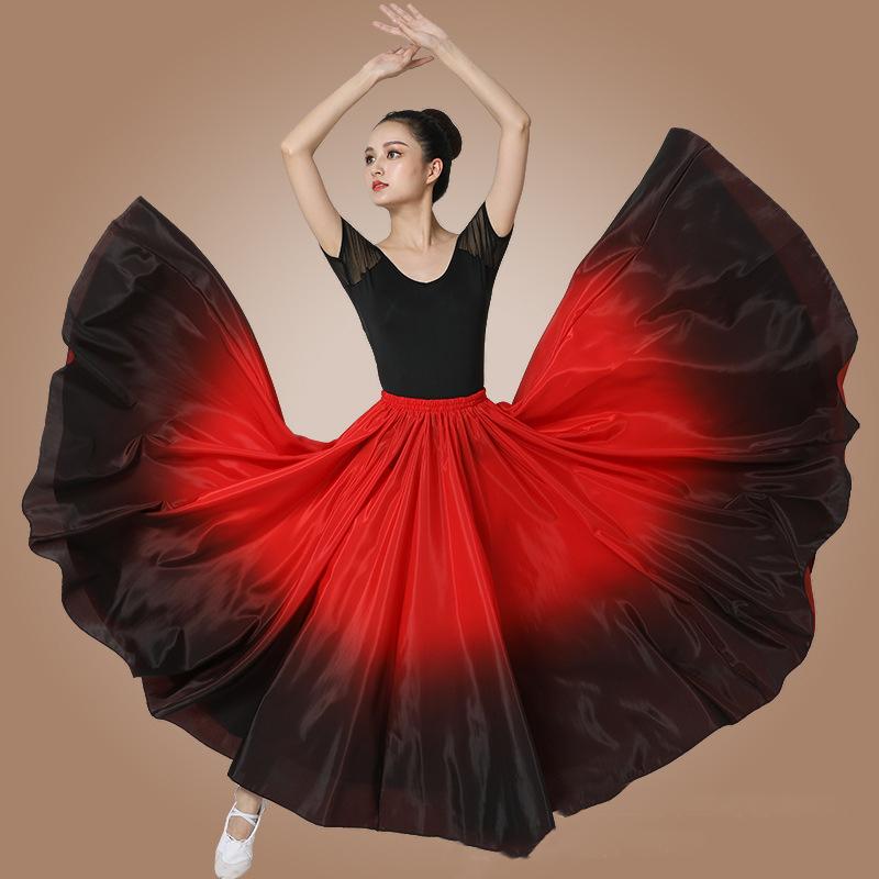 720 Degree Spain Flamenco Dance Performer Dresses Women Stage Performance Dancing Skirts Costumes Vestido