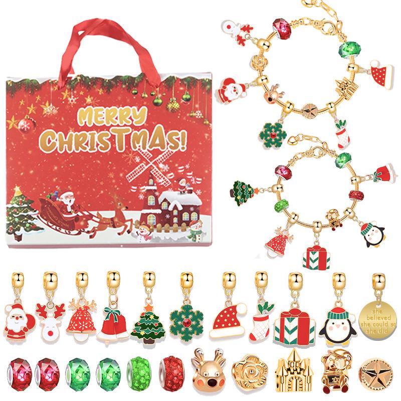 

Colorful Kids DIY Crystal Bead Bracelet Kit - Festive Fun Jewelry Set for Girls