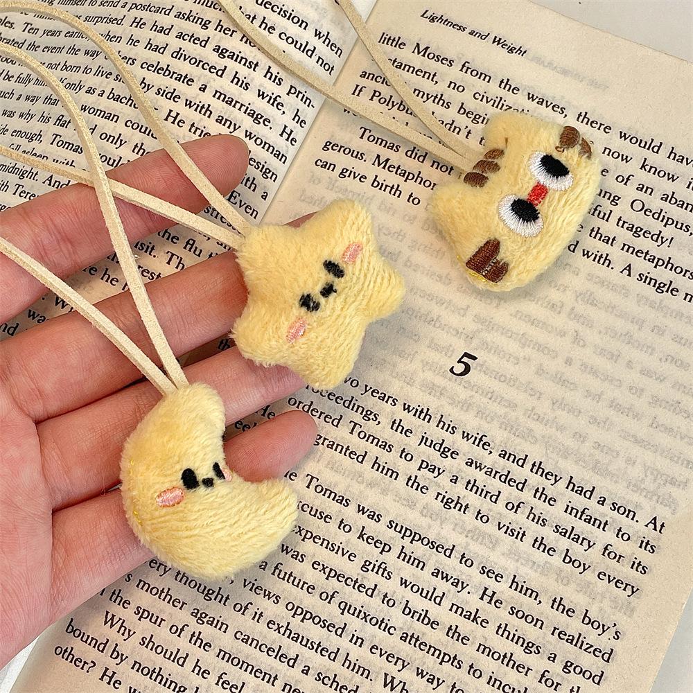 1 Cartoon Cute Plush Animal Pendant Fabric Bag Accessories Canvas Bag Pendant Keychain Pendant