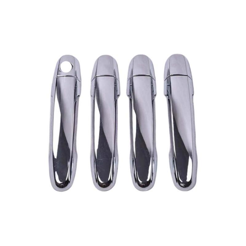 Car Decoration Door Handle Cover For Toyota Aygo MK2 2015-2018 Black Silver Cars Accessories Styling Upgrade Modify A Car