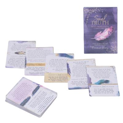Mazzo di Carte dei Tarocchi Consapevolezza di Sé Portatile Festa Vacanze Guida Spirituale Gioco da Tavolo Tarocchi